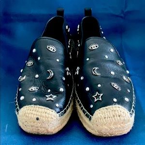 Rebecca Minkoff  Beatriz Black Espadrilles